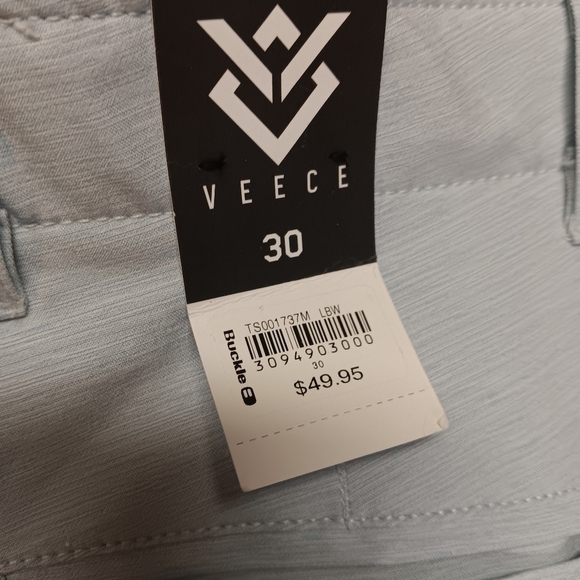 NWT Veece Shorts Mens Size 30 Chino Lightweight Performance - Picture 8 of 8